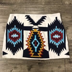 Zara Tribal Mini Skirt